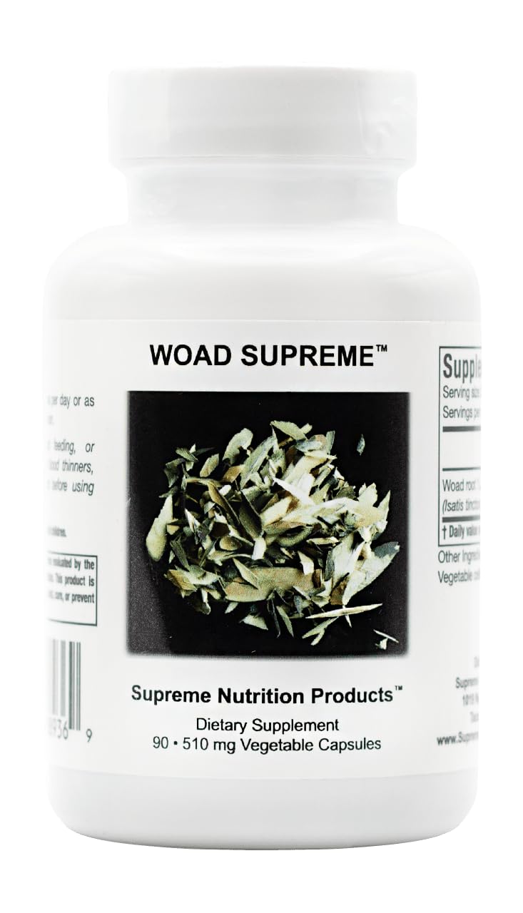 Supreme Nutrition Woad Supreme, 90 Pure Isatis Root Vegetarian Capsules