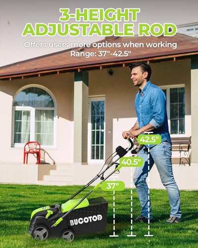 Bucotod WR5028-2000Q15 2-In-1 16-Inch Dethatcher & Scarifier Electric Corded thumb #6