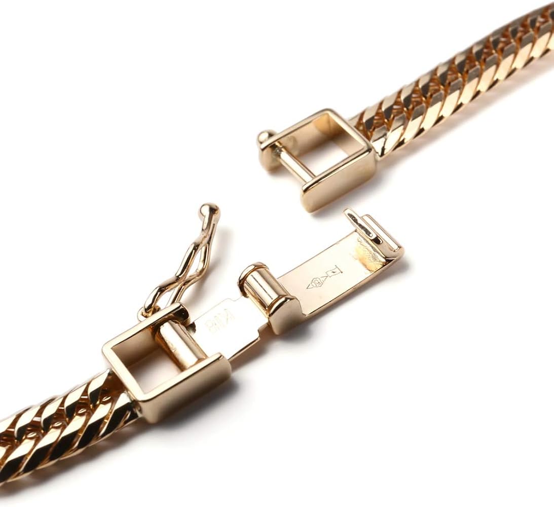 Amazon | 18金 喜平 ネックレス 12面 トリプル 11g - 45cm 中留（中折