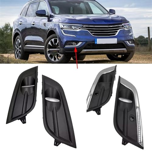 Cubiertas de rejilla para faros antiniebla de Koleos 2017-2018: protege tu parachoques 4