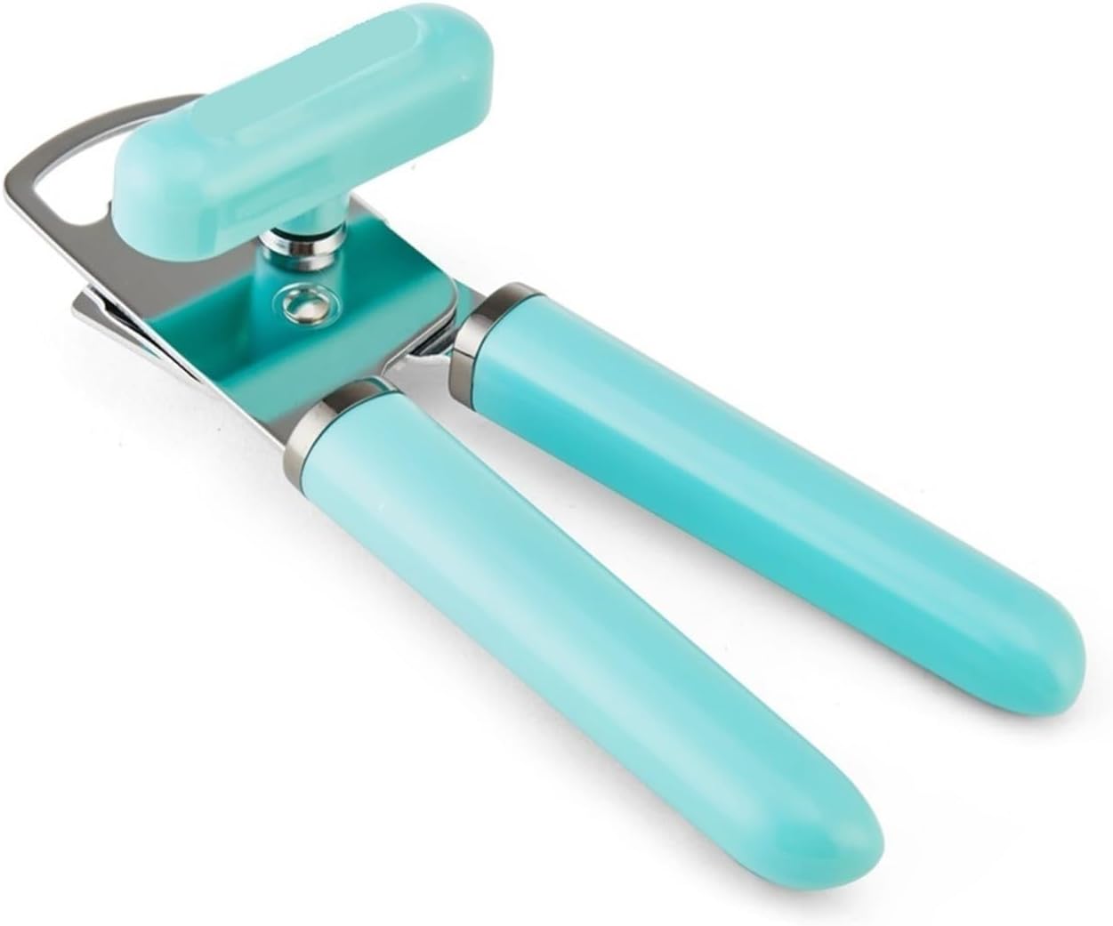 Professional Can Opener and Bottle Opener with Easy Turn Knob Ergonomic Grip Compact Kitchen Tool High Carbon Stainless Steel