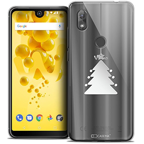 Carcasa Wiko View 2 flexible antirrayaduras ultrafina diseño árbol Navidad