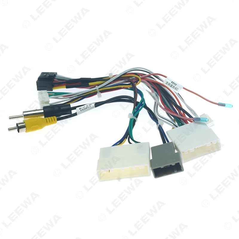 Car 16pin for Audio Wiring Harness with Canbus Box for Nissan Venucia T70 T90 Aftermarket Stereo Installation Wire Adapter - (Color Name: Harness CANBUS Box)