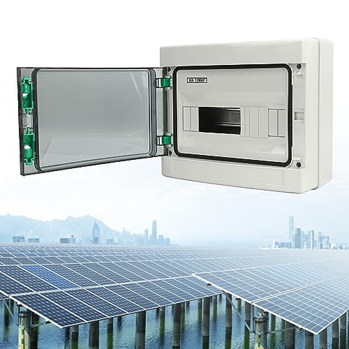 Caixa de Distribuição de Energia, Tampa Transparente 12 Vias Protetor Solar Caixa de Disjuntor IP65
