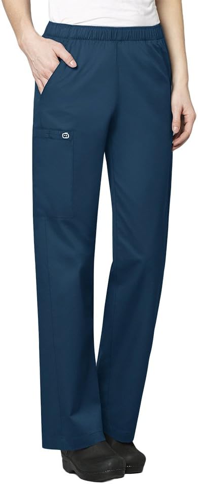 WonderWink Women's Pull-On Cargo Pant, Caribbean, 5X-Large