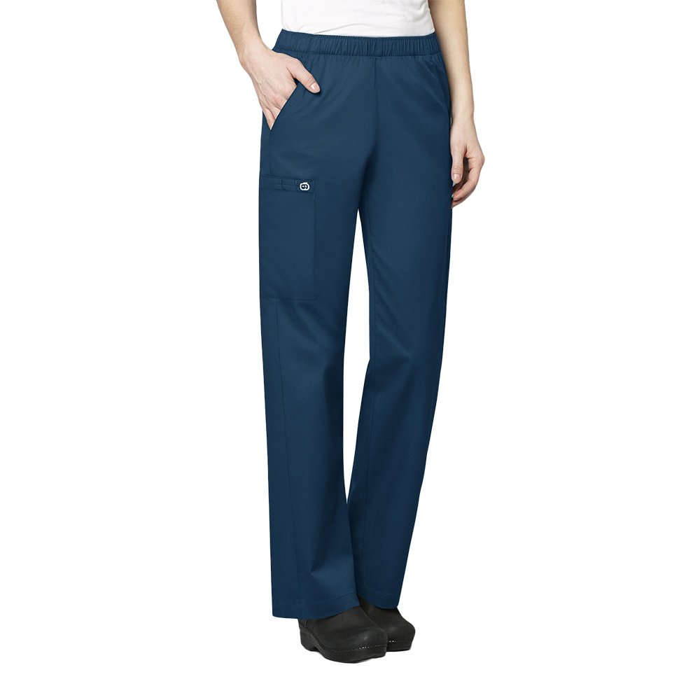 WonderWink Women's Pull-On Cargo Pant, Caribbean, 3X-Large