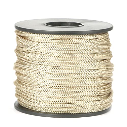 Bel Avenir Nylon Satin Cord, 2Mm 50 Yards Braided Lift Shade Cord For Necklace Bracelet String Cord, Blind Shade, Trim And Shoelaces (Dark Beige) #TOP7