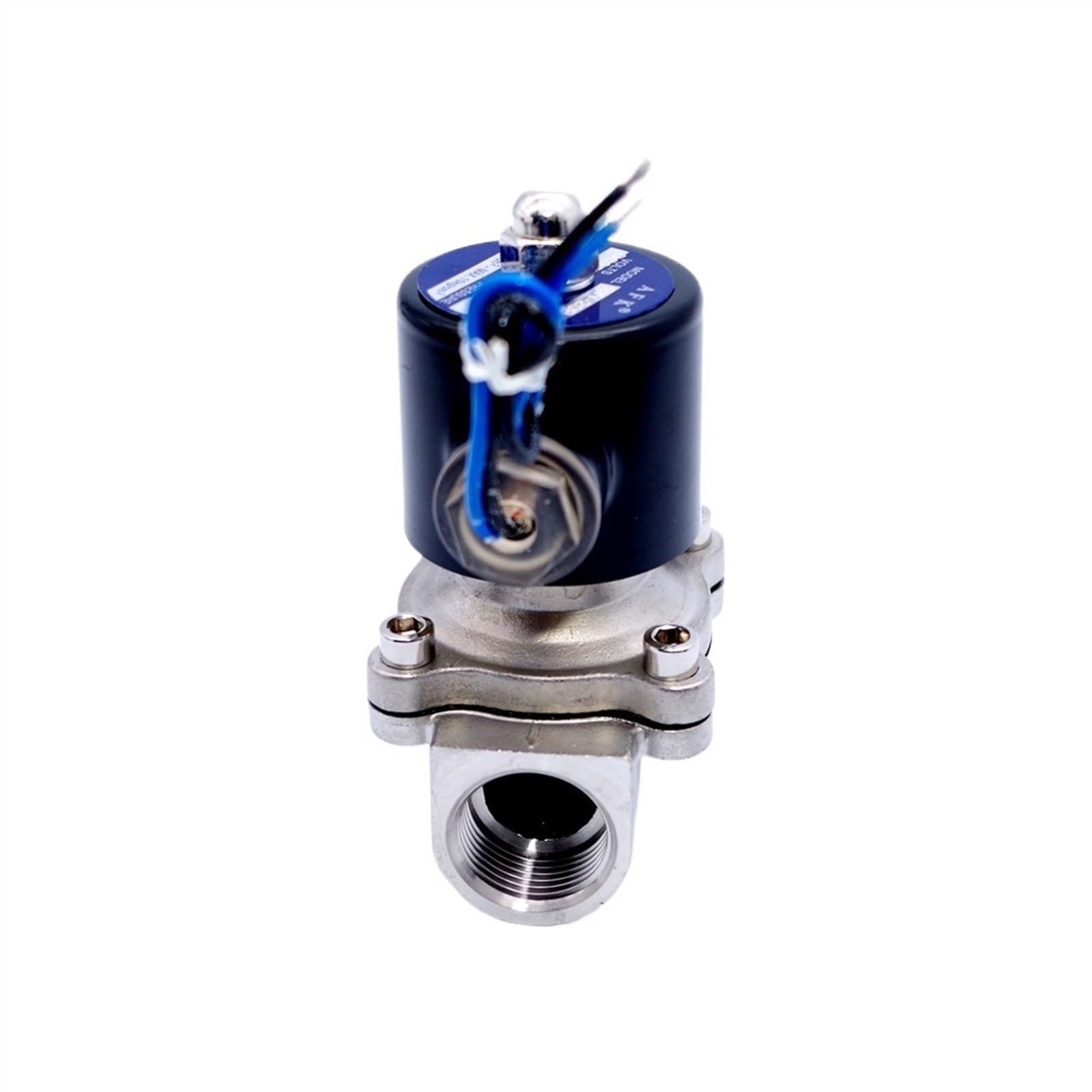 Électrovanne 2/2 en laiton à commande assistée, NF, G 3/8, DN 13 mm, NBR