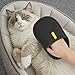Pet Hair Removal Glove, Double-Sided Cleaning Mitt, Black and Gray, Mesh Material, for Pets, Furniture, Carpet, Sofa