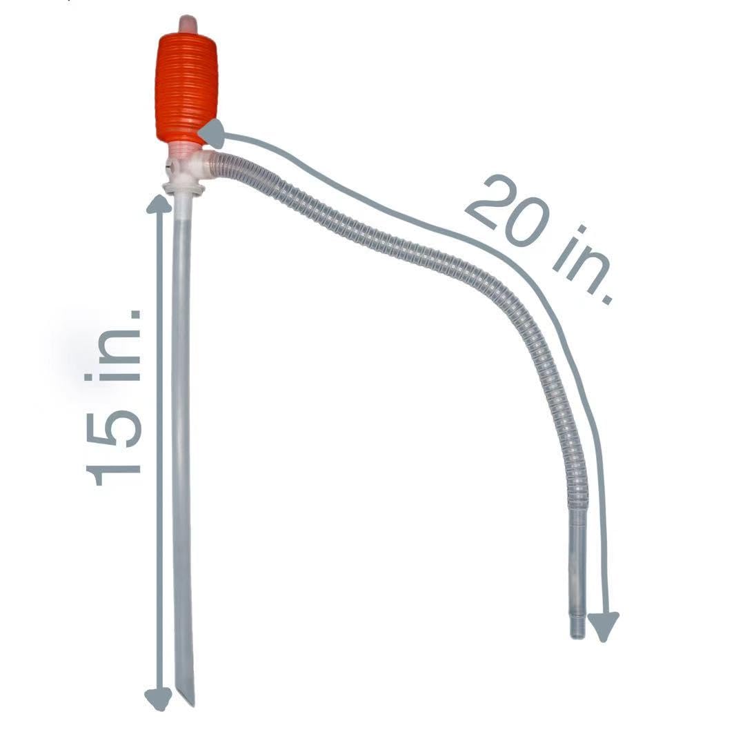 ESTRATTORE FLUIDO POMPA sifone manuale tubo benzina gasolio trasferimento carburante acqua EUR