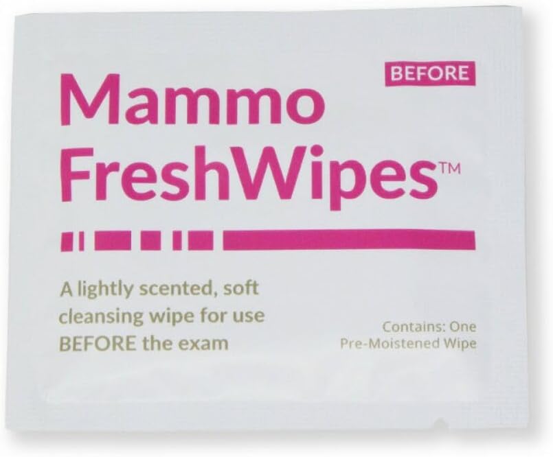 FRESHWIPES MAMWIPE Mammography Patient Wipe, 6” x 7-1/4” (Pack of 500)