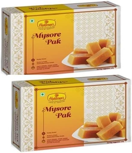Haldiram's Nagpur Mysore Pak 250gm (Pack of 2, Milk)