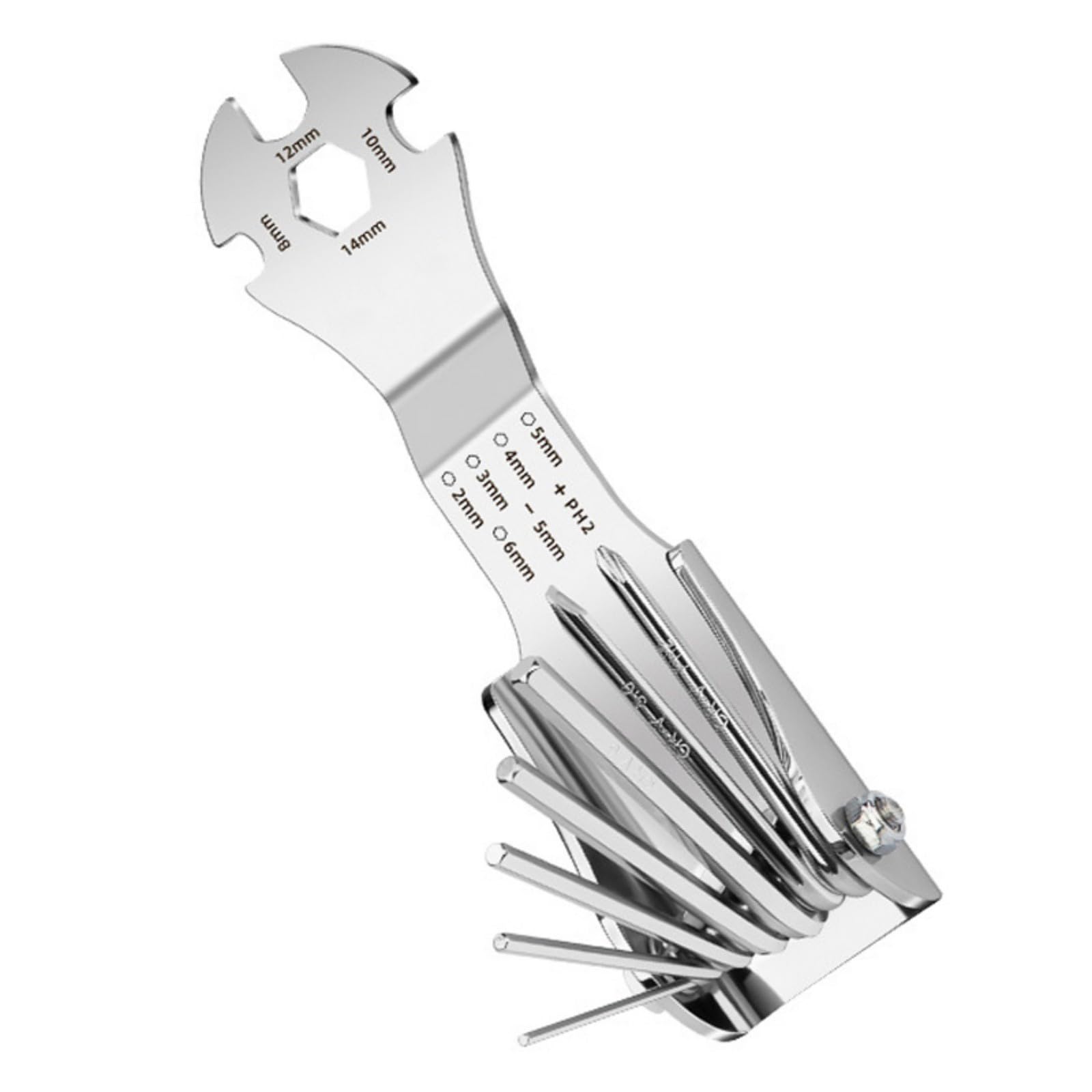Kaeltsyn White Compact Ergonomic Screwdriver Set For Travel Emergencies Reducing Hand Fatigue Portable Design Ergonomic Handle Repair Toolkit