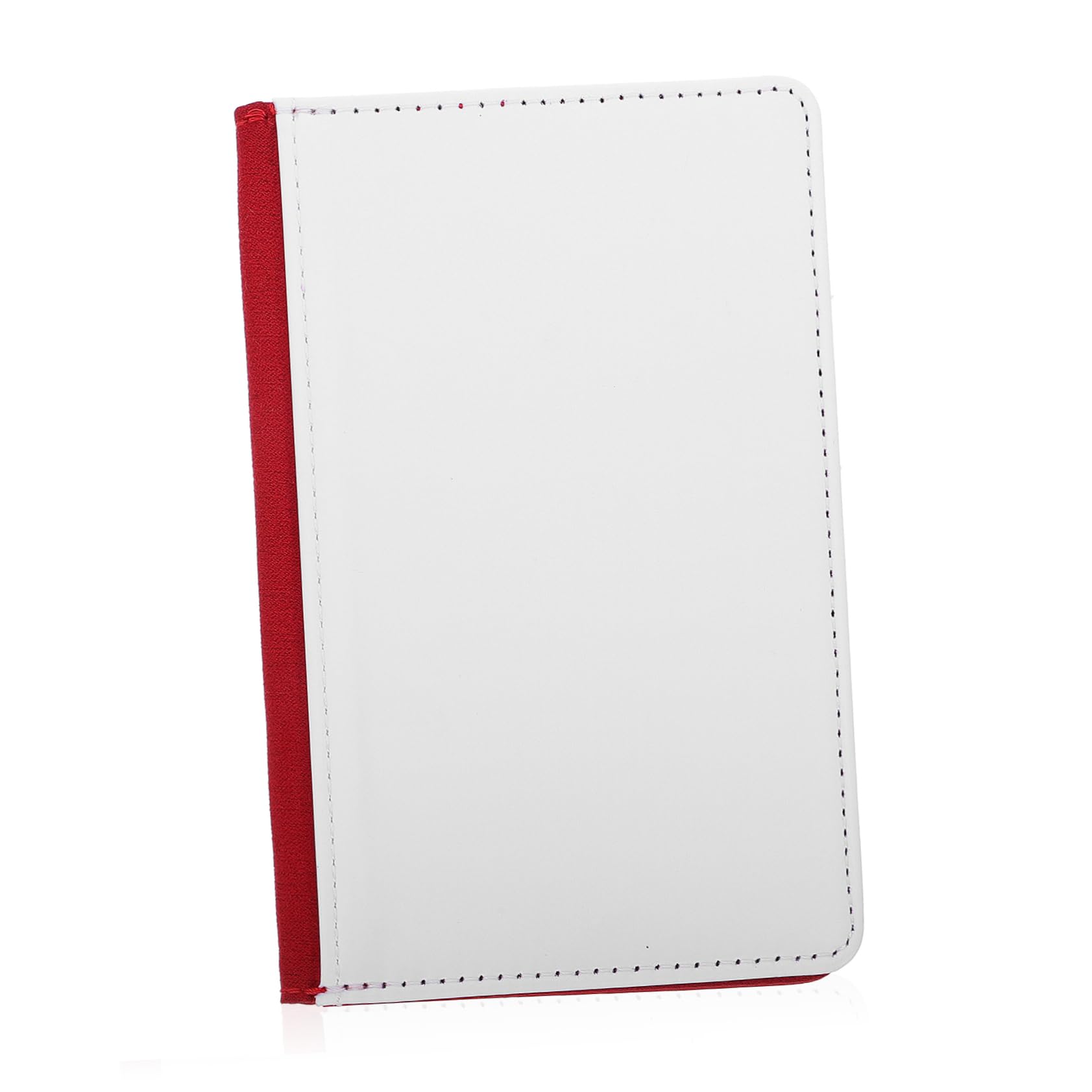FRCOLOR Portadocumentos de Viaje Rojo de Cuero PU Gran Capacidad, Diseño Elegante y Práctico, Juego de 3 Piezas para Organizar Pasaporte, Tarjetas