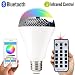 MagicLight® Beats - Bluetooth Color Changing LED Light Bulb with Speaker - Dimmable Multicolored Color Changing Smart LED Lights- Works with iPhone, iPad, Android Phone and Tablet