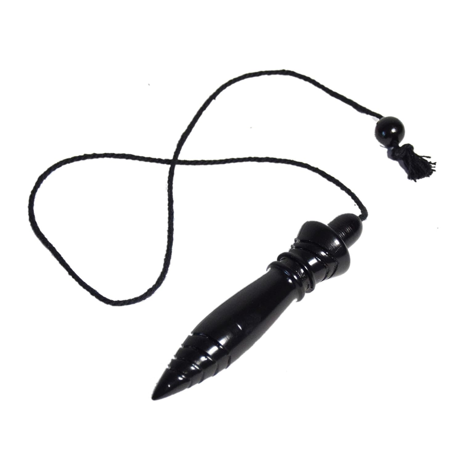Pendule Thot Buis Noir Gravé et Plombé - 23 GR
