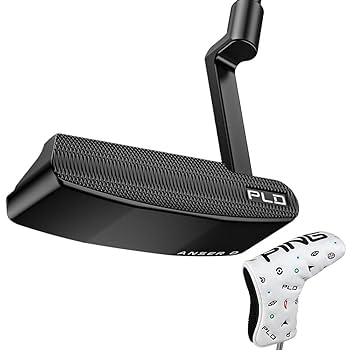 ゴルフパター 曲線状シャフト 黒 ゴルフパター 曲線状シャフト 黒