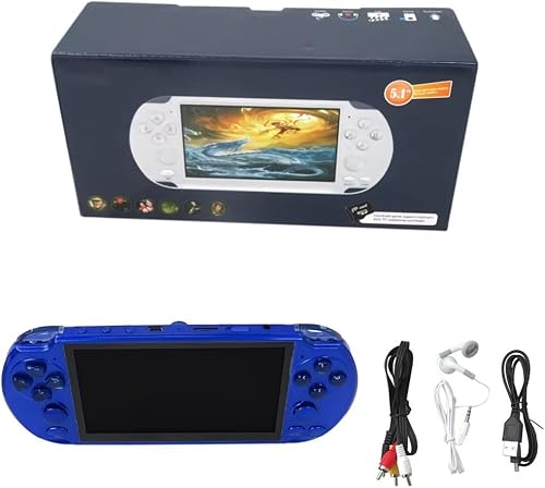 Miniatura 7 de Consolas de juegos de mano integradas en más de 1000 juegos gratis, 8 GB de RAM, pantalla de 5.1 pulgadas, doble balancín, compatible con salida de