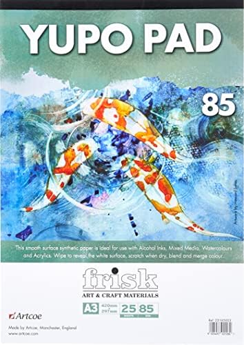 Frisk Yupo Paper Pad A3 85gsm, White