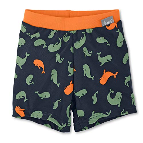 Sterntaler Baby - Jungen Badeshorts mit Windeleinsatz, UV-Schutz 50+, Alter: 6-12 Monate, Größe: 74/80, Farbe: Marine