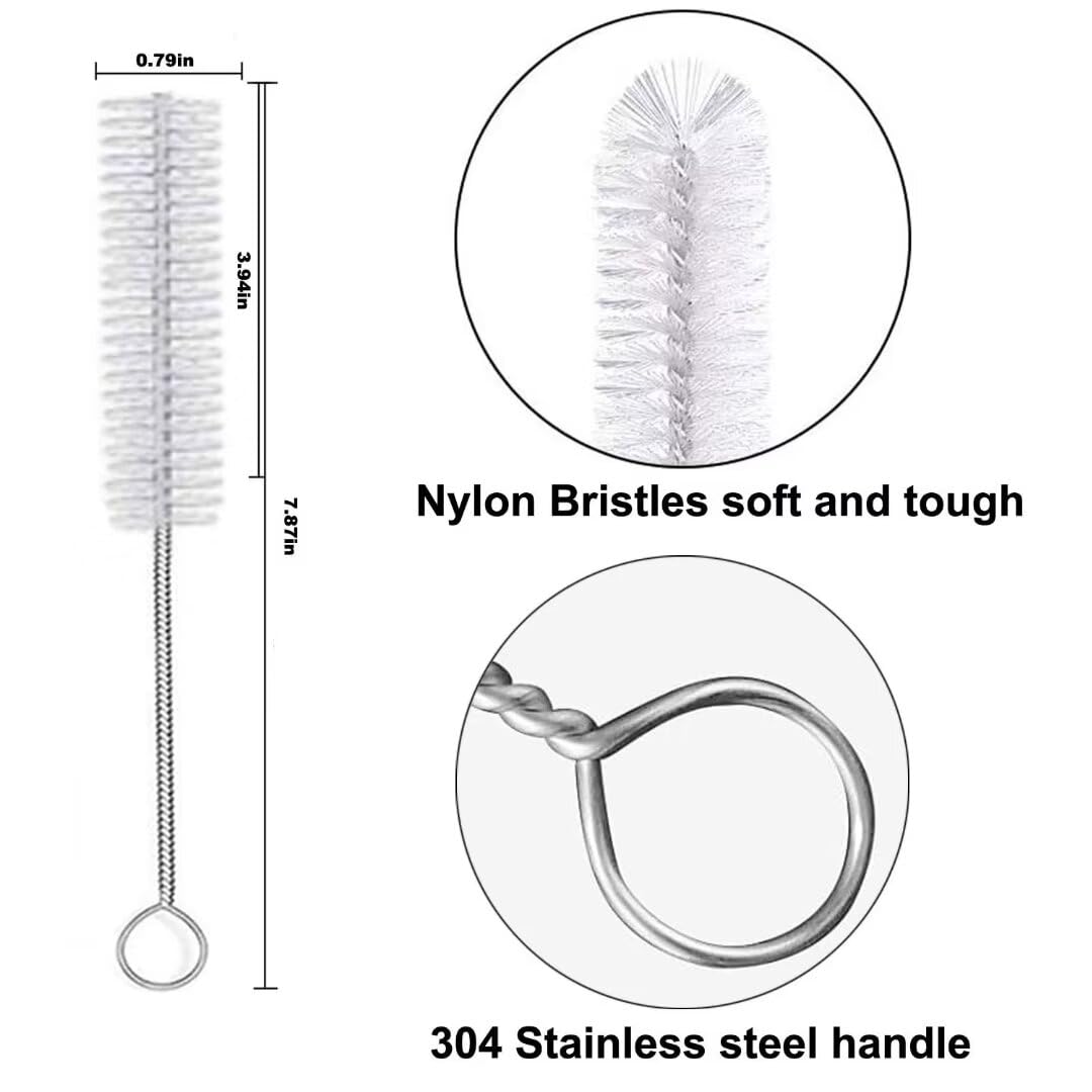 Xemnys Spazzola per la Pulizia delle Fessure e Fughe - Strumento Magico per Piccoli Spazi in Casa, Bagno, Doccia, Piastrelle, Cucina