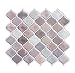 Pink Arabesque Peel and Stick Tile Backsplash for Kitchen, Decorative Self Adhesive Backsplash Tiles 10"x11" Pack of 2 - Sample