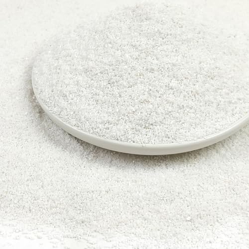 YISZM Aquarium Sand, 2lbs White Fish Tank Sand, Aquarium Gravel Substrate for Aquascaping, Vivariums, Terrariums, Plants and Crafts