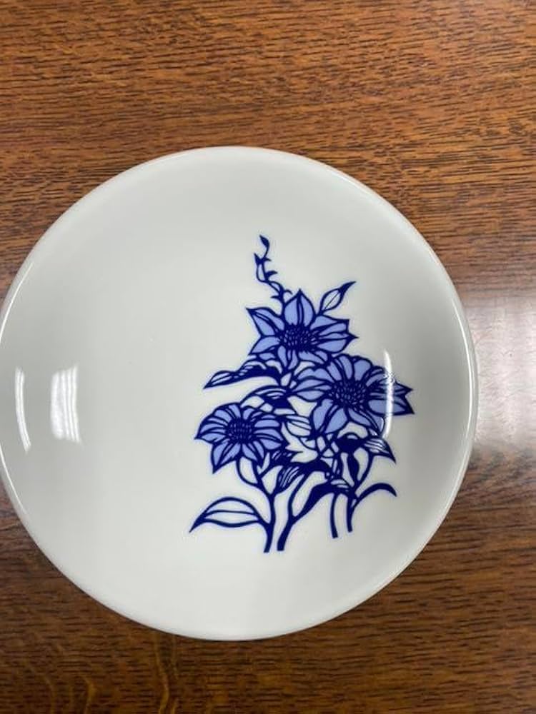 切り絵作家久保修出石焼き絵皿5皿セット 切り絵作家久保修出石焼き絵皿5皿セット
