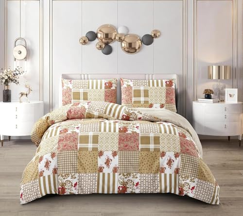 BQC Set copripiumino con federe, 3 pezzi, in microfibra, ultra