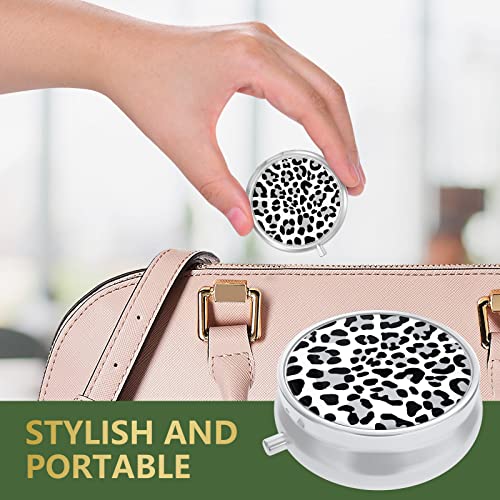 Image of Pill Box, Small Pill Case for Purse & Pocket, Travel Medicine Organizer | Cute Travel Medicine Organizer, Portable Medicine Container Holder to Hold Vitamins, Medication, Fish Oil & Supplement