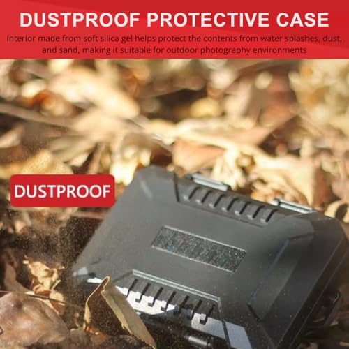 Image of Yantralay Memory Card Storage Case Waterproof SD TF CF Organizer | Anti Shock Protective Card Holder Box for SD TF CFexpress XQD Cards with SIM Slots & Card Pin