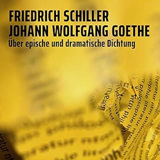 Diseño de la portada del título &Uuml;ber epische und dramatische Dichtung