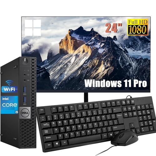 Ristrutturato professionalmente – Dell OptiPlex 3040 Mini PC desktop con Intel Core i5-6500, tastiera e mouse. Questo PC desktop è stato ispezionato, testato e pulito professionalmente da fornitori Amazon qualificati.