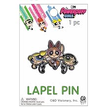 Powerpuff Girls Trio Metal Lapel Pin