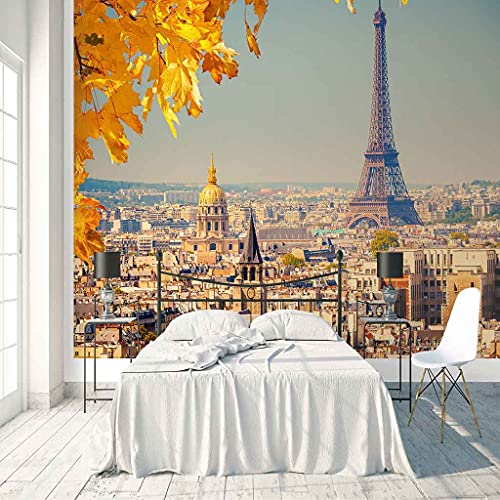 Papier peint panoramique 3D Tour Eiffel 350x256 décoration DIY - 4