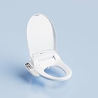 Vista 2 de Lotus Hygiene Systems ATS-500. Asiento para inodoro con tapa inteligente, climatizada con temperatura regulable. Color blanco.