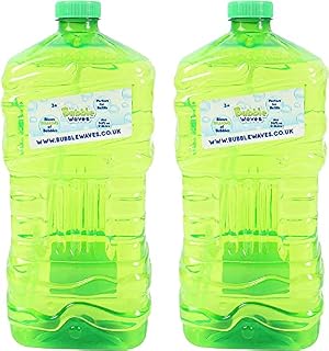Laeto Bubble Waves Bubbles Mixture Solution Bottle of Bubble Liquid or Mix with Wand (1 Litre with wand x 1)