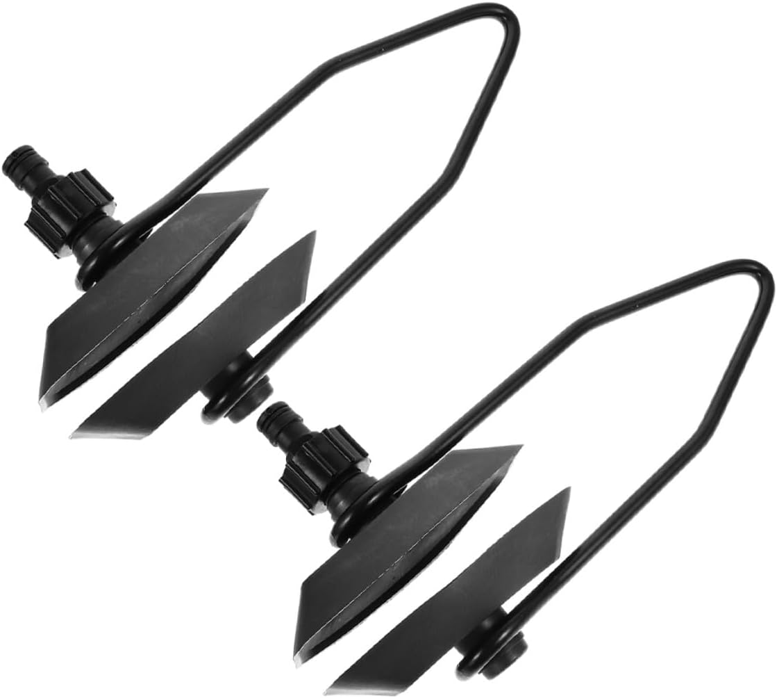 Kisangel 2pcs Marine Motor Flusher Boat Engine Water Muffs Outboard Motor Flushers for Yacht Accessories and Boat Engine Parts Maintenance