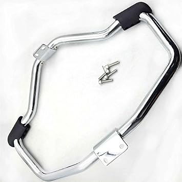 HONGK- Motorcycle Chrome Front Crash Bar Saftey Bars Protection Tube Compatible with 2004-2016 Harley Davidson Sportster Iron 883 XL883N XL1200N XL1200L 48 XL1200X [B01HNOEKYC]