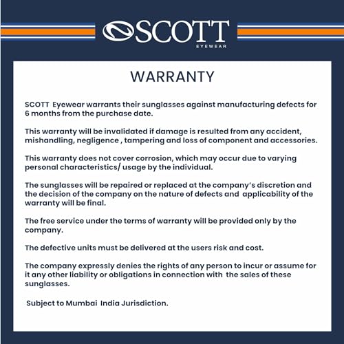 Image of SCOTT Eyewear | and Stylish Sunglasses | Mens Sunglasses | 100% UV Protection 3001 GAEL