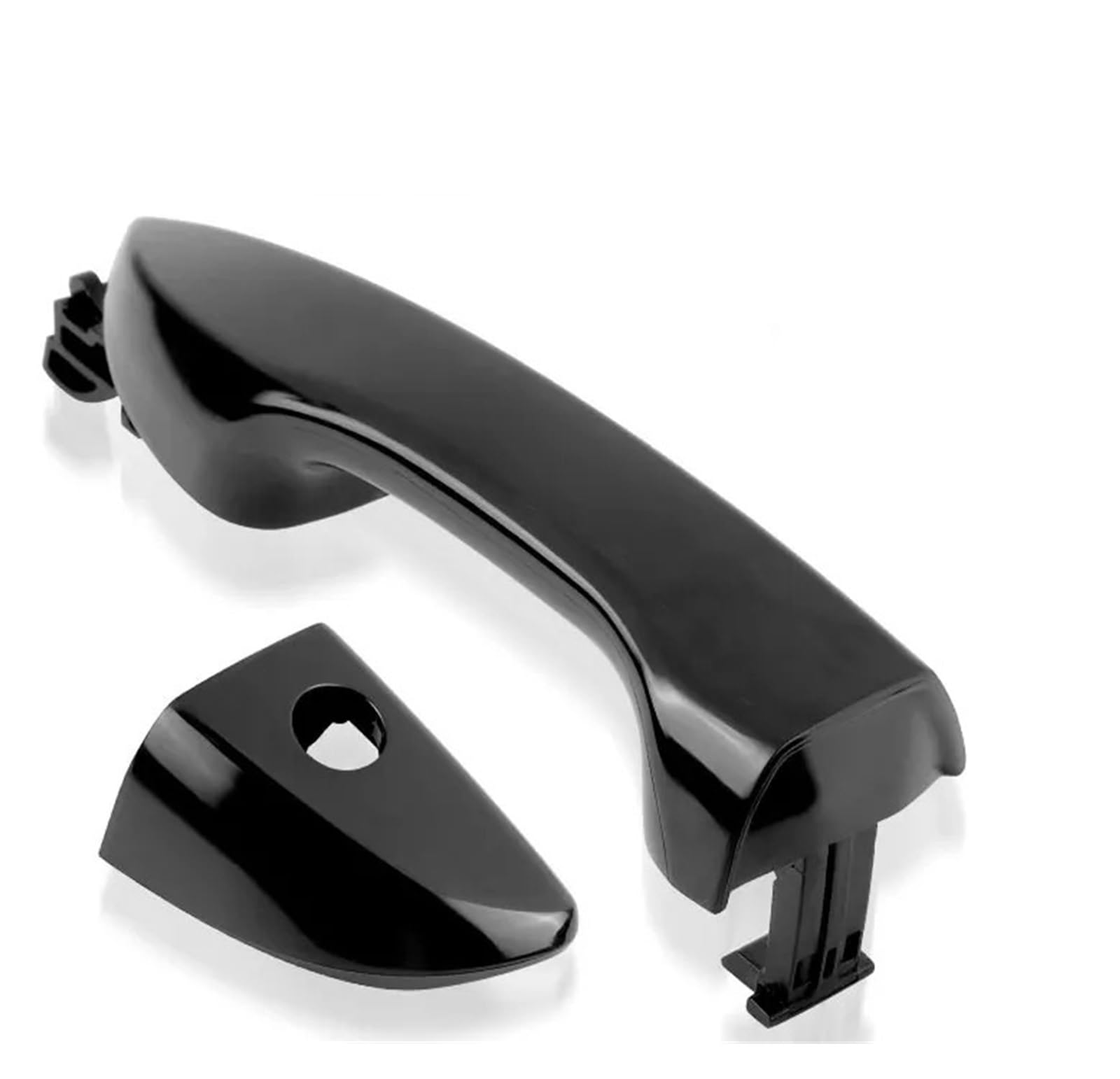 Punxdda Car Exterior Door Handle for Toyota for Corolla 2014-2019 Black Outer Door Handle Accessories Replacement Front Left Exterior