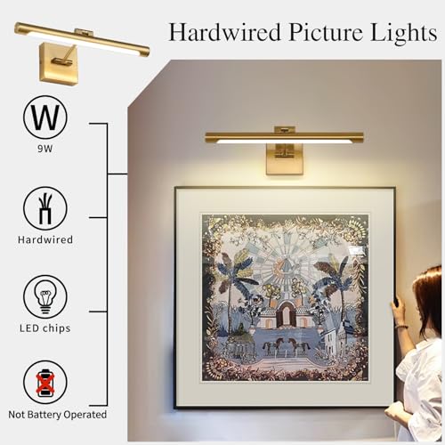 Joosenhouse 7110-420 Led Picture Light Fixtures 16.54 Inches, Modern Metal Artwork Wall Lamps thumb #2