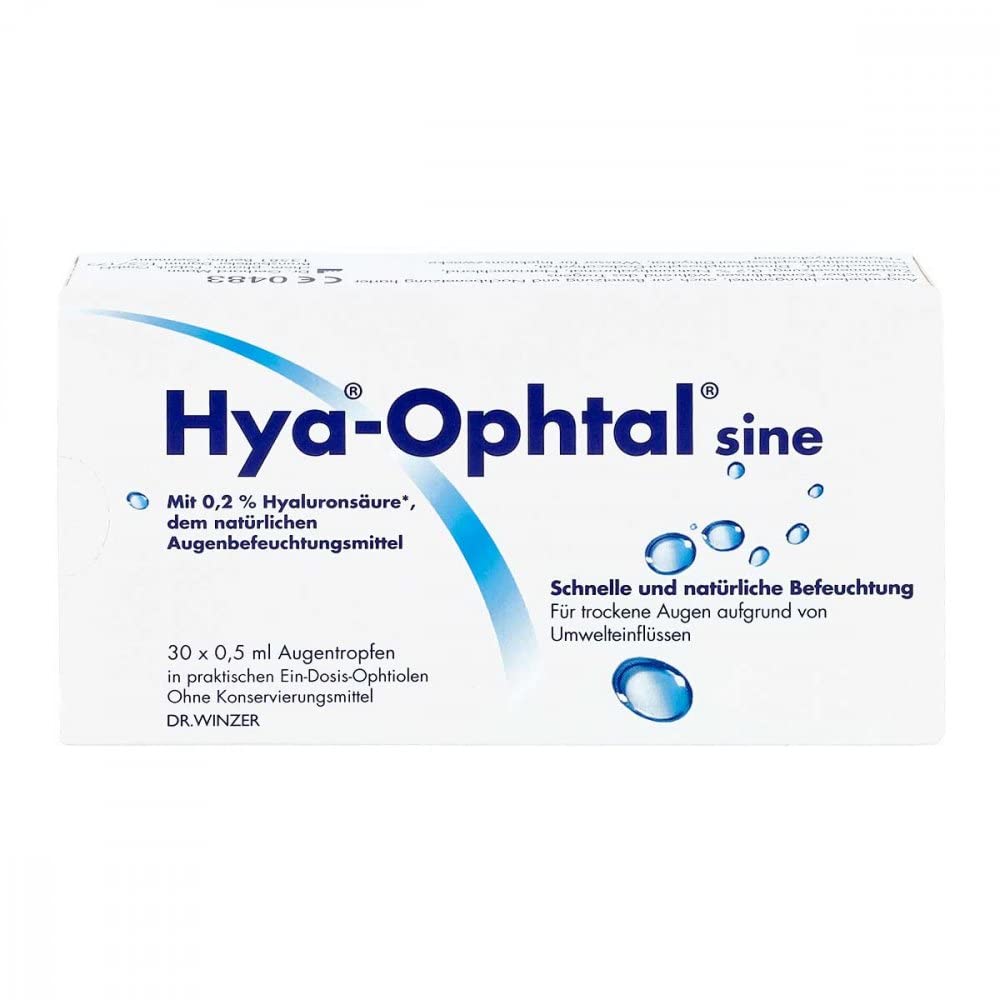 HYA-OPHTAL sine Augentropfen 30X0.5 ml