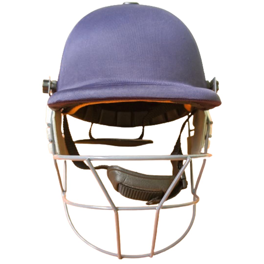 AASHRAY MRF Cricket Helmet Master, Light Weight, Steel Grill, Polymer Shell, for Batting, Fielding, Wicket-Keeping, Training, Coaching, Matches (Small, Navy) (B0D8G8ZHKZ) Amazon Price History, Amazon Price Tracker