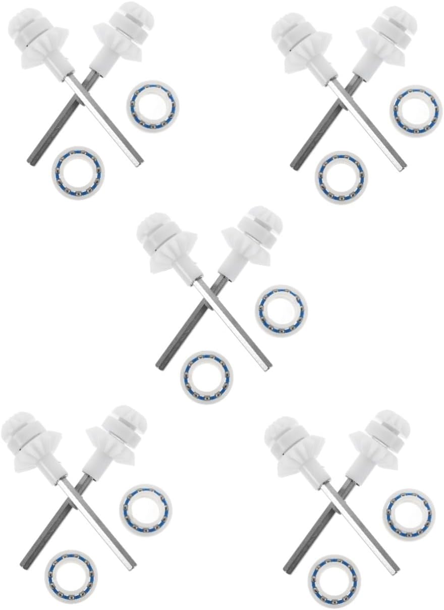 HANABASS 5sets Zodiac Pool Drive Shaft Replacement Stainless Steel Compatible Wheel Bearings for Efficient Pool Cleaning