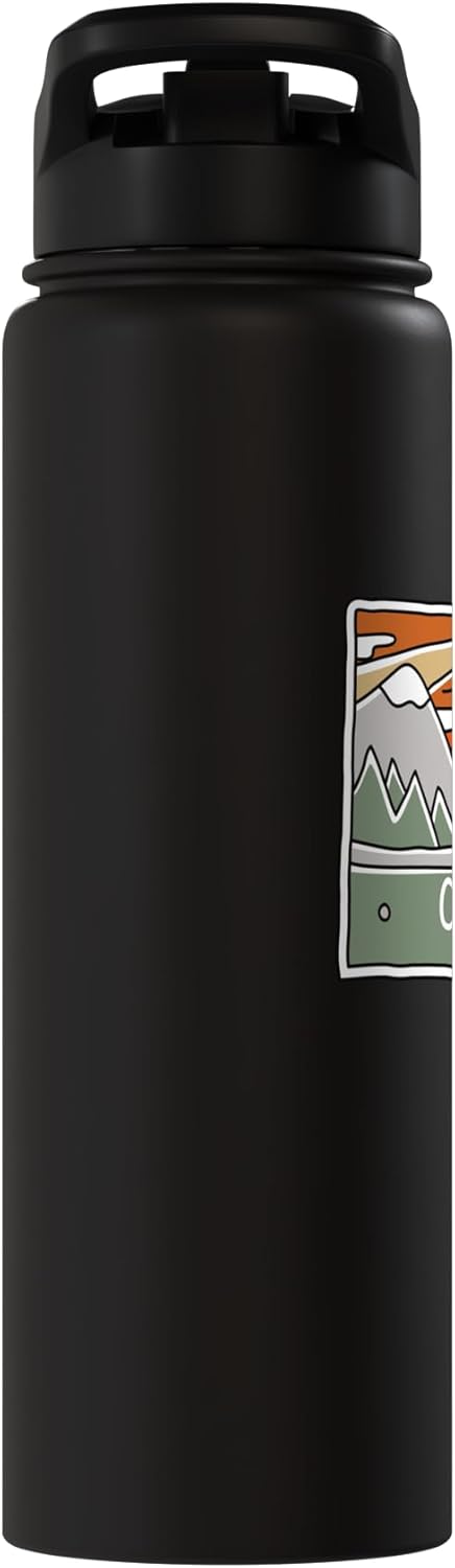 Concrete Washington Sunrise WA Trip Vacation Souvenir Stainless Steel Insulated Water Bottle