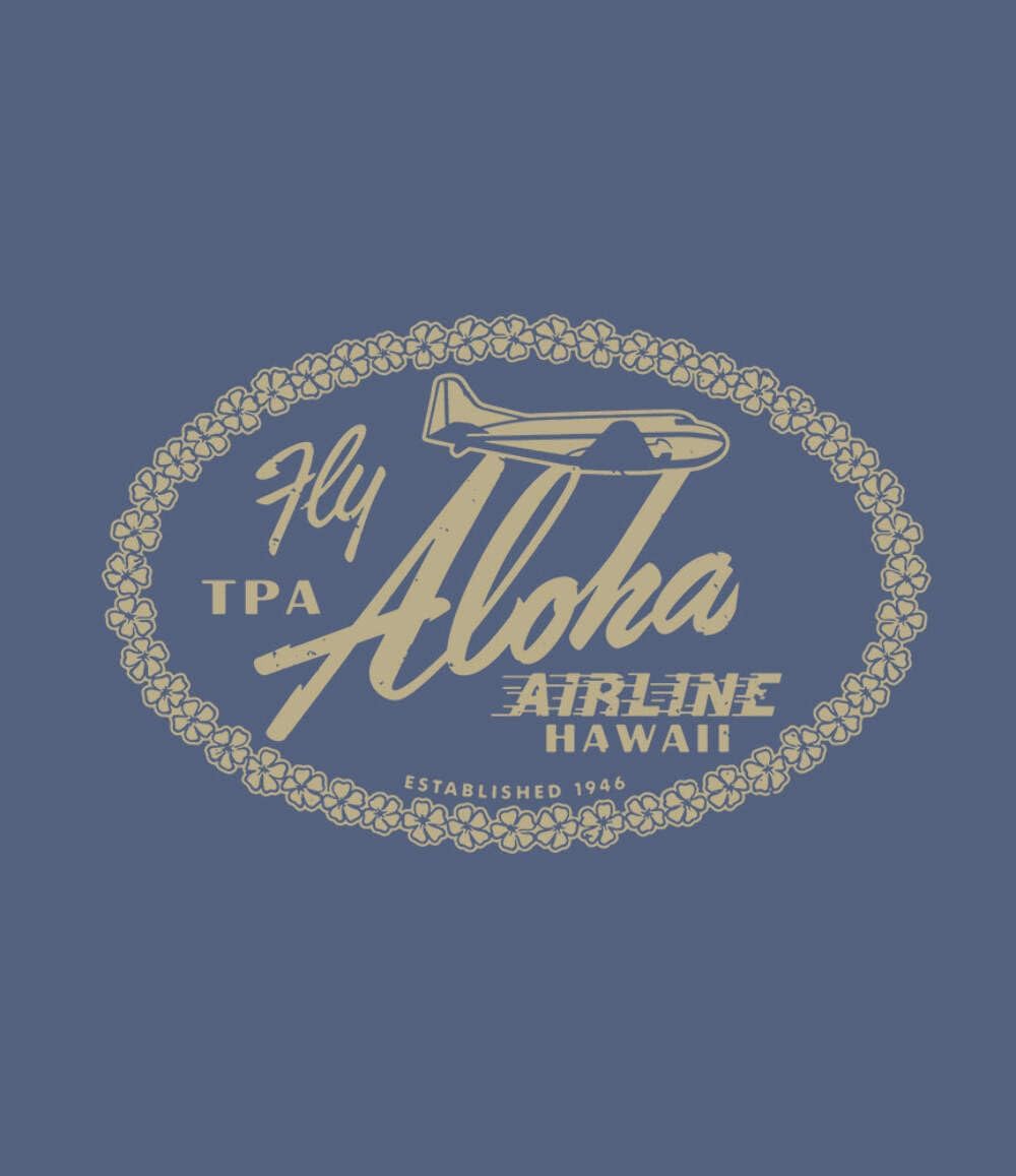 Aloha Air TPA Family Short Sleeve Comfortable Cotton T-Shirt