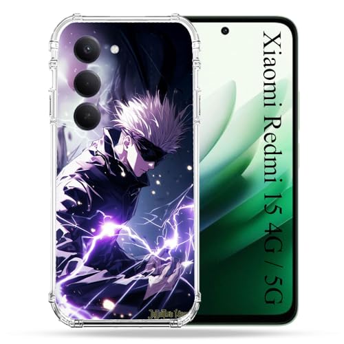 Coque Xiaomi Redmi 15 5G Manga Jujutsu Kaisen Gojo antichoc protection