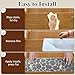 Self Adhesive Residue Free Machine Washable Reusable Stair Treads Non Slip Steps - 100% Polyester Heavyduty TPE Backing Wooden Stair Runner Indoor - 15 Pack 30