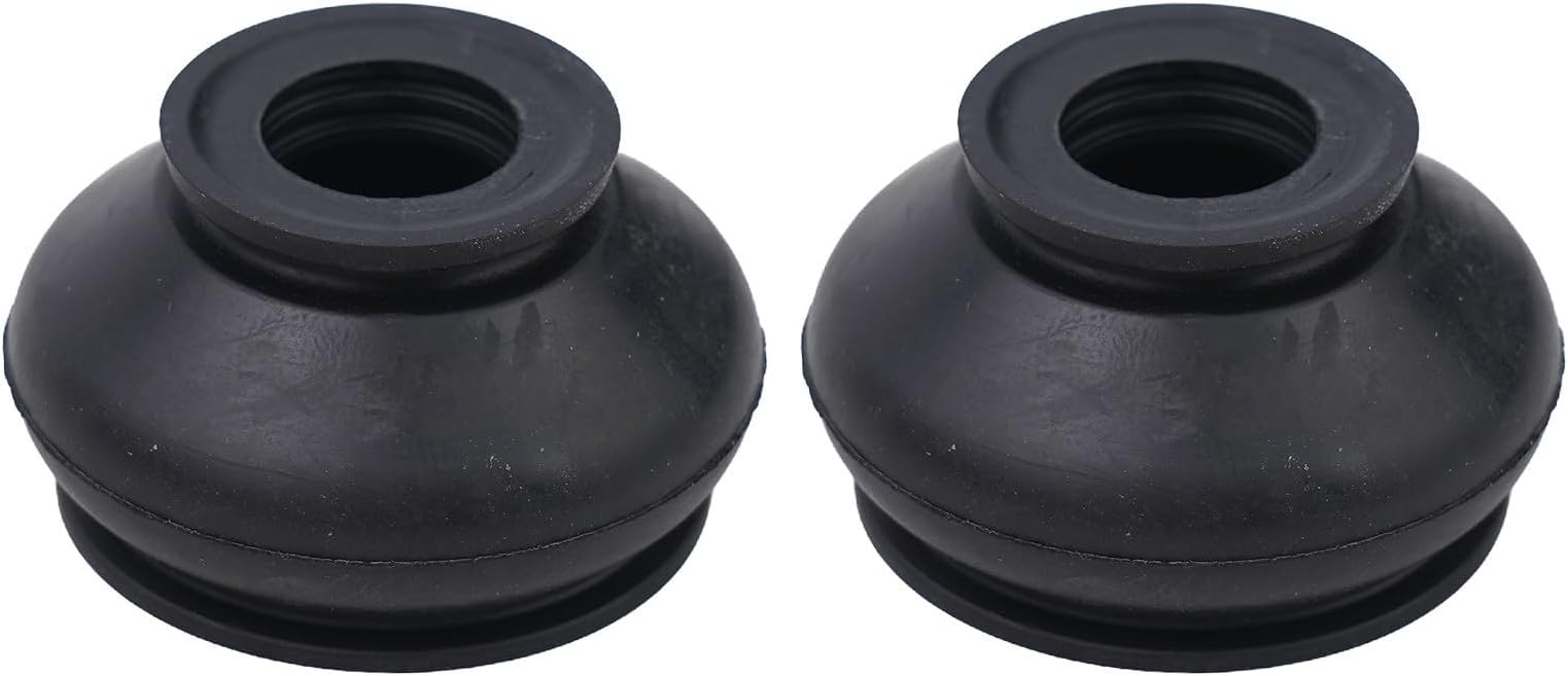 2-Pack Rubber Dust Boot Covers for Ball Joint and Tie Rod End, Drive Shaft Boot Repbottle Kit, Suspension Dust Boot Set, Front End Protection Cover